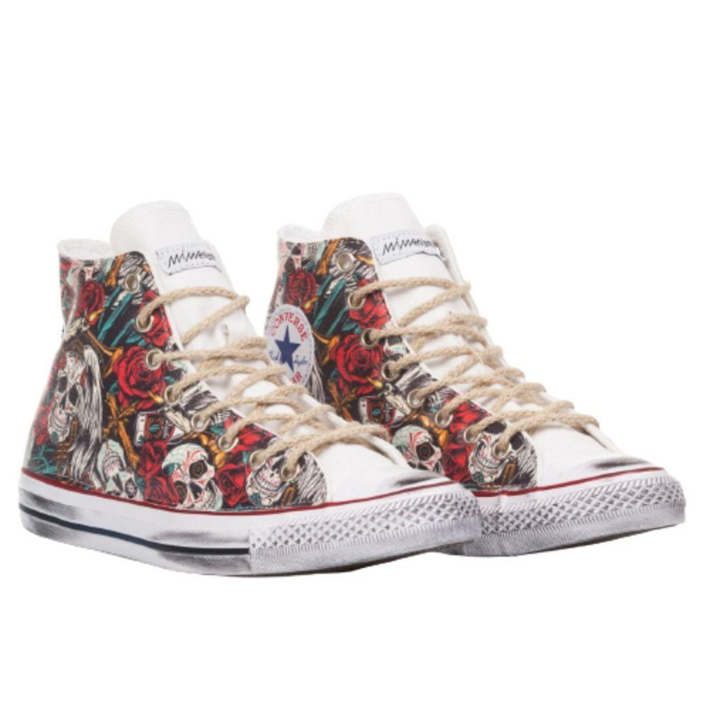 CONVERSE MULTICOLOR HI TOP SNEAKERS - DIVINE