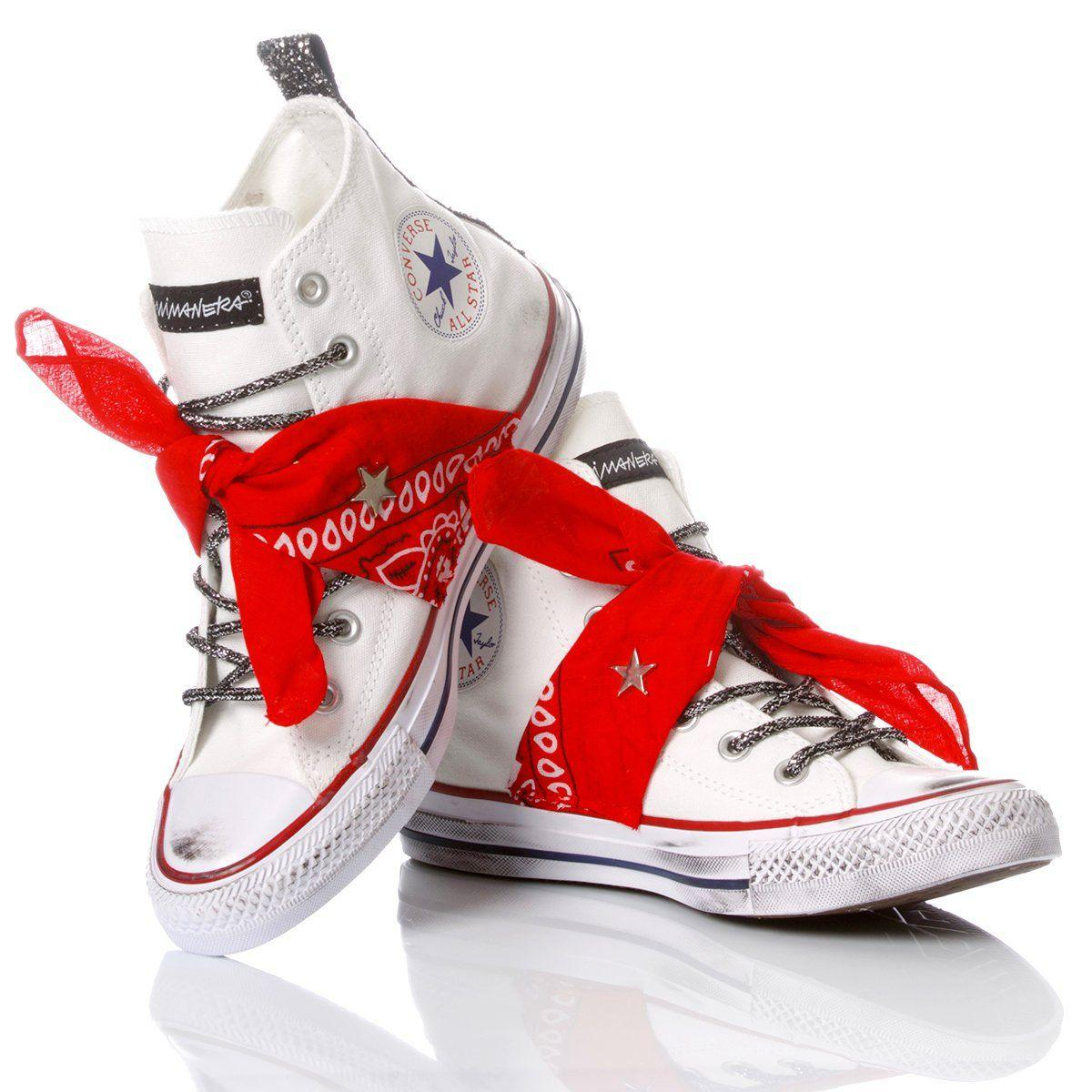 CONVERSE WHITE HI TOP SNEAKERS - DIVINE