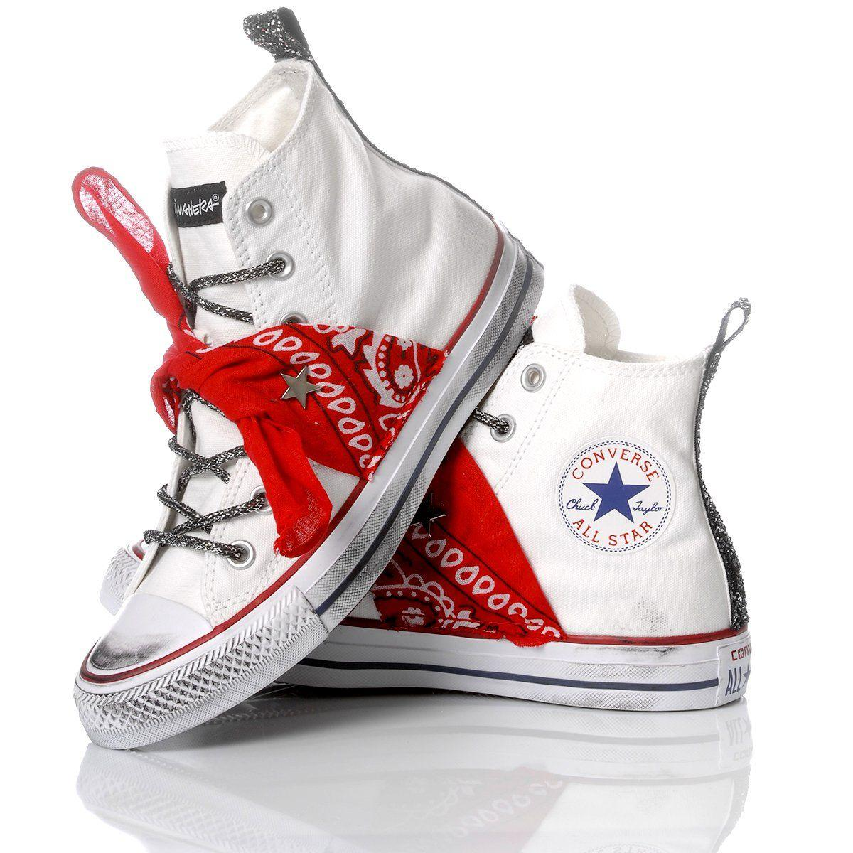 CONVERSE WHITE HI TOP SNEAKERS - DIVINE