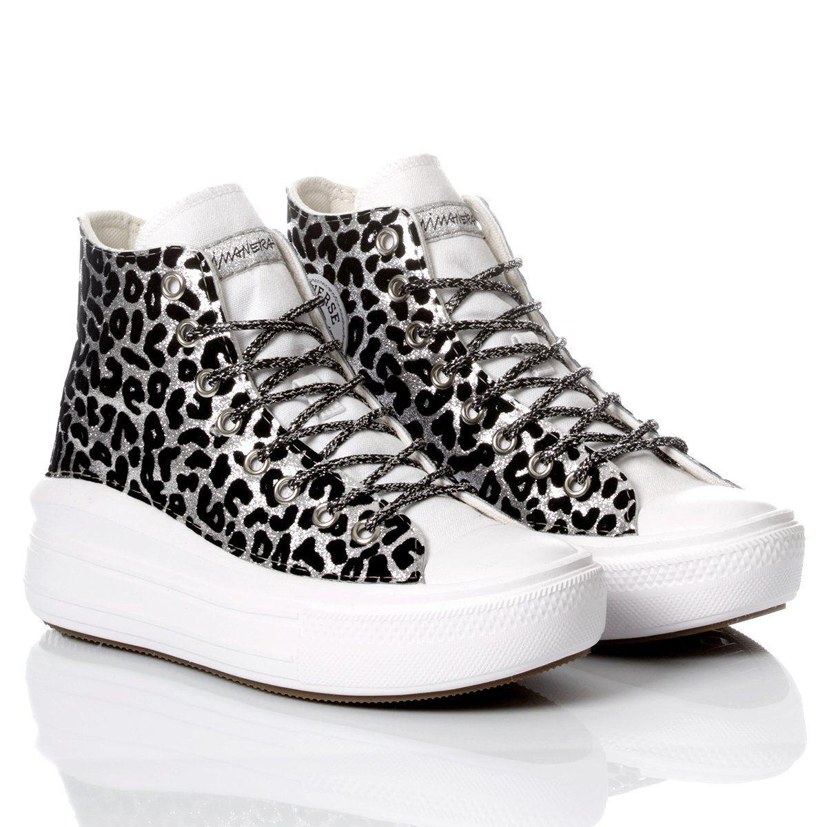 CONVERSE SILVER HI TOP SNEAKERS - DIVINE