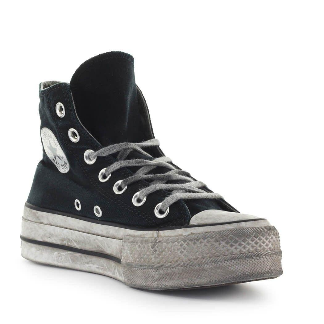 CONVERSE BLACK HI TOP SNEAKERS - DIVINE