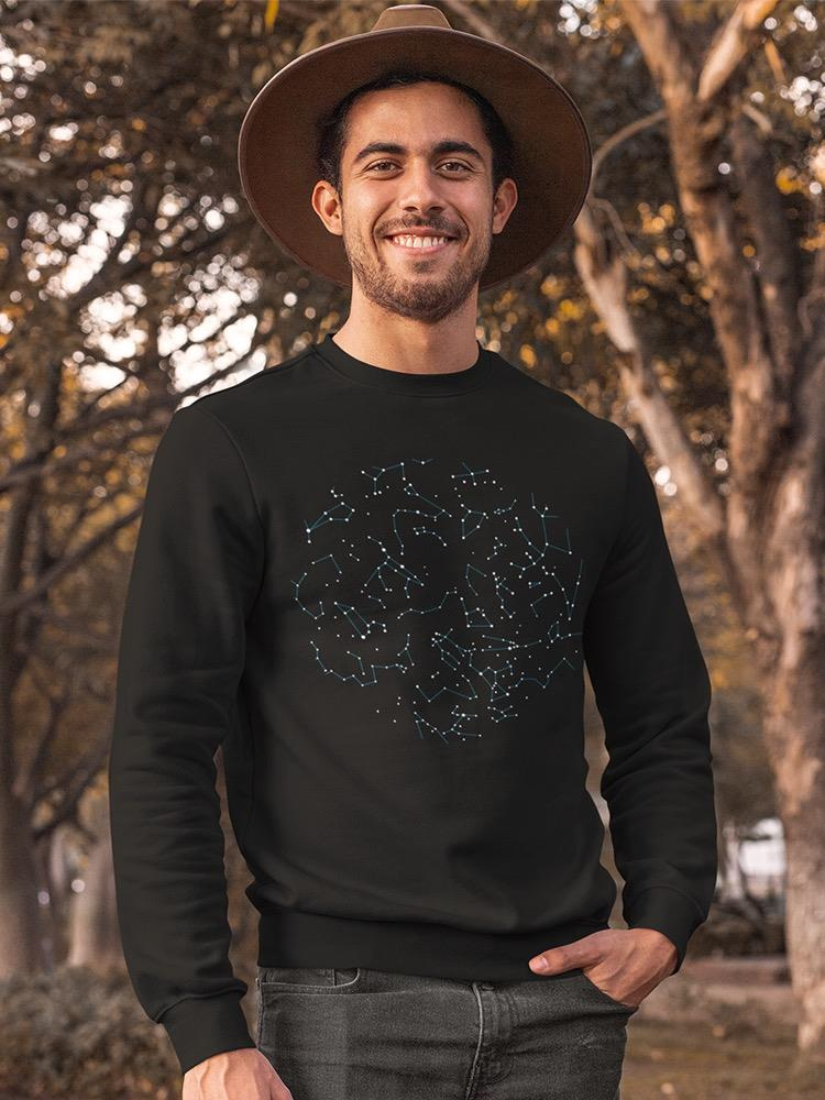 A Constellation Star Map Sweatshirt Men's -Image by Shutterstock
