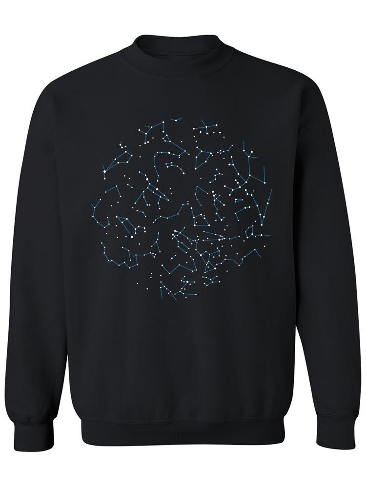 A Constellation Star Map Sweatshirt Men's -Image by Shutterstock