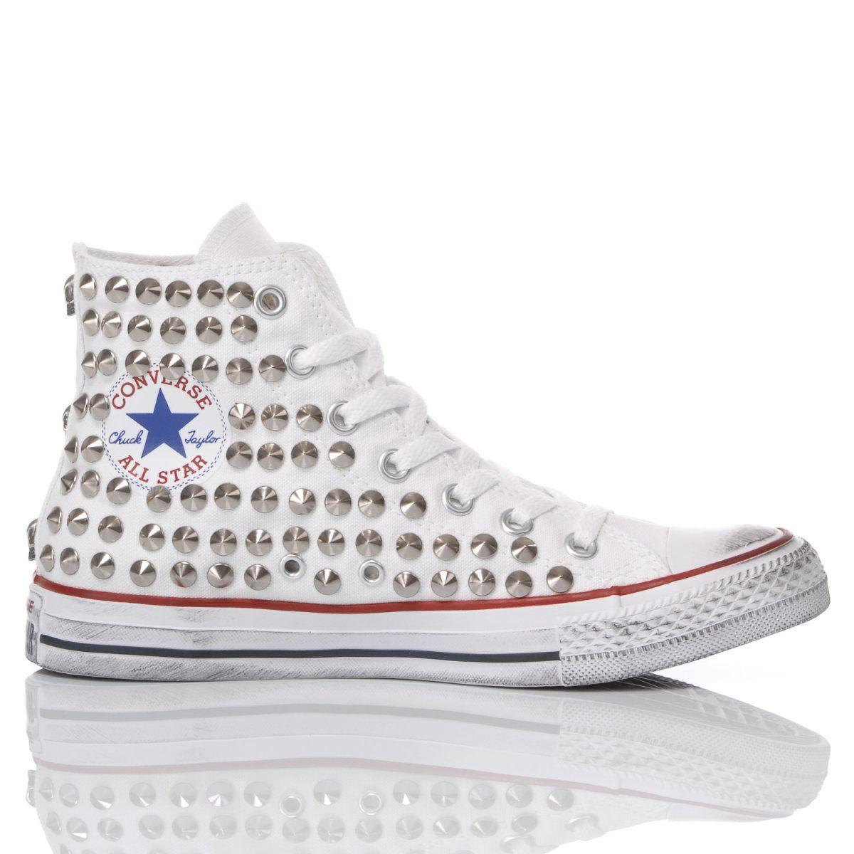 CONVERSE WHITE HI TOP SNEAKERS - DIVINE