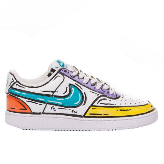 NIKE WHITE SNEAKERS - DIVINE