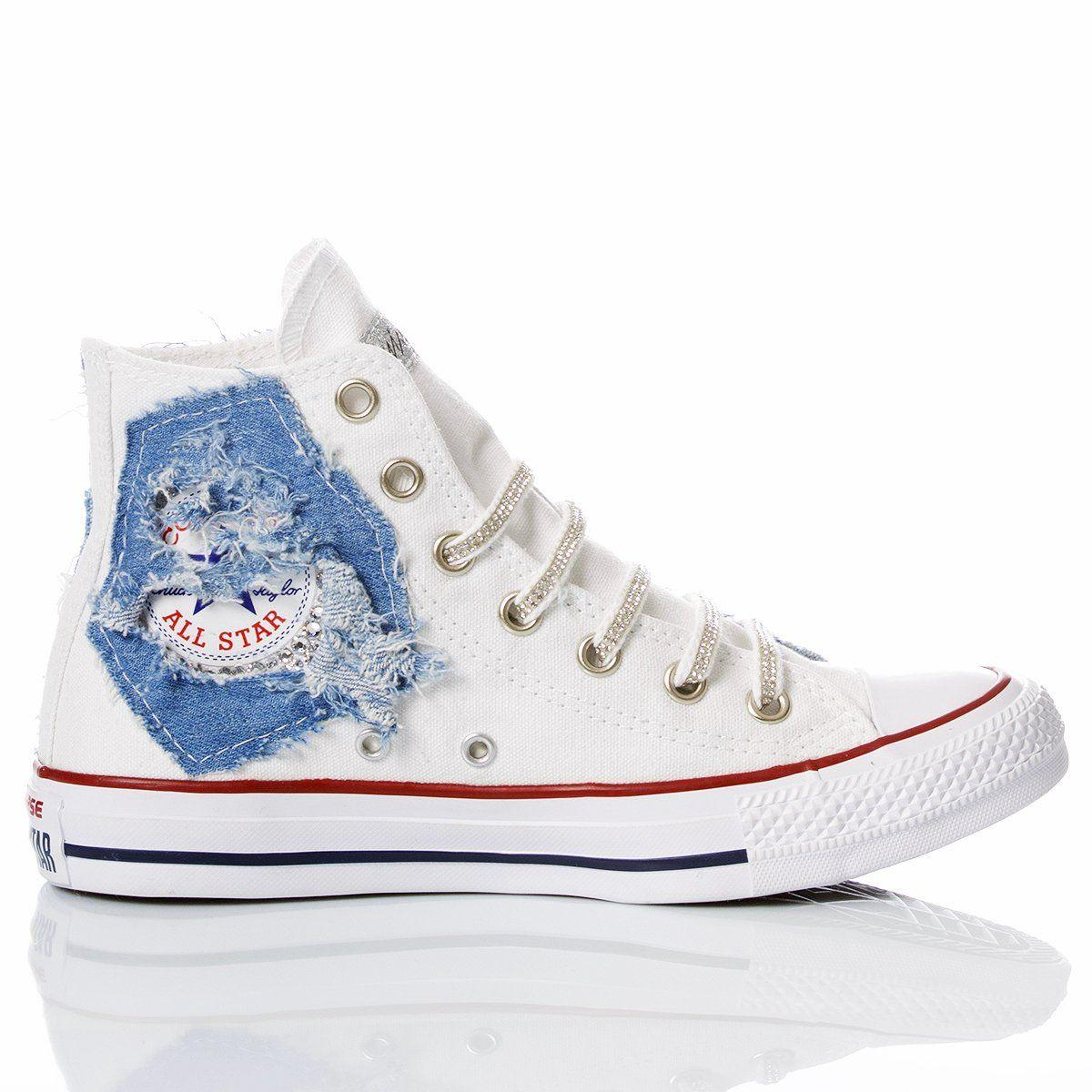 CONVERSE WHITE HI TOP SNEAKERS - DIVINE