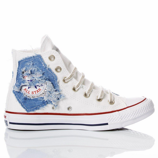 CONVERSE WHITE HI TOP SNEAKERS - DIVINE