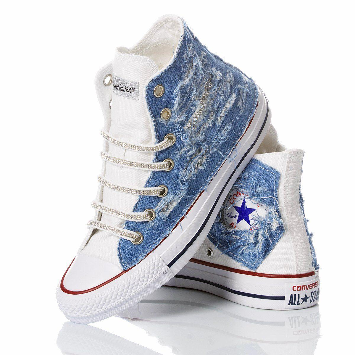 CONVERSE WHITE HI TOP SNEAKERS - DIVINE