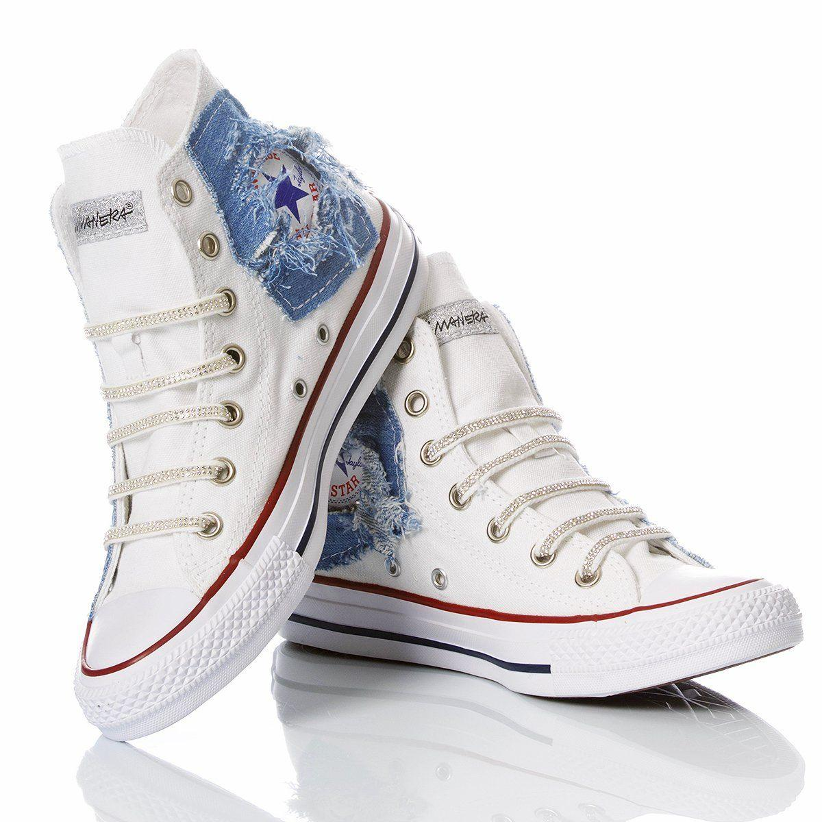 CONVERSE WHITE HI TOP SNEAKERS - DIVINE