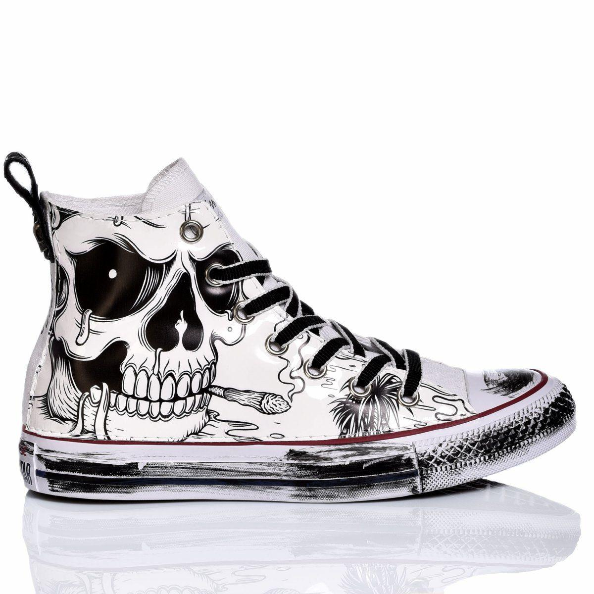 CONVERSE WHITE HI TOP SNEAKERS - DIVINE