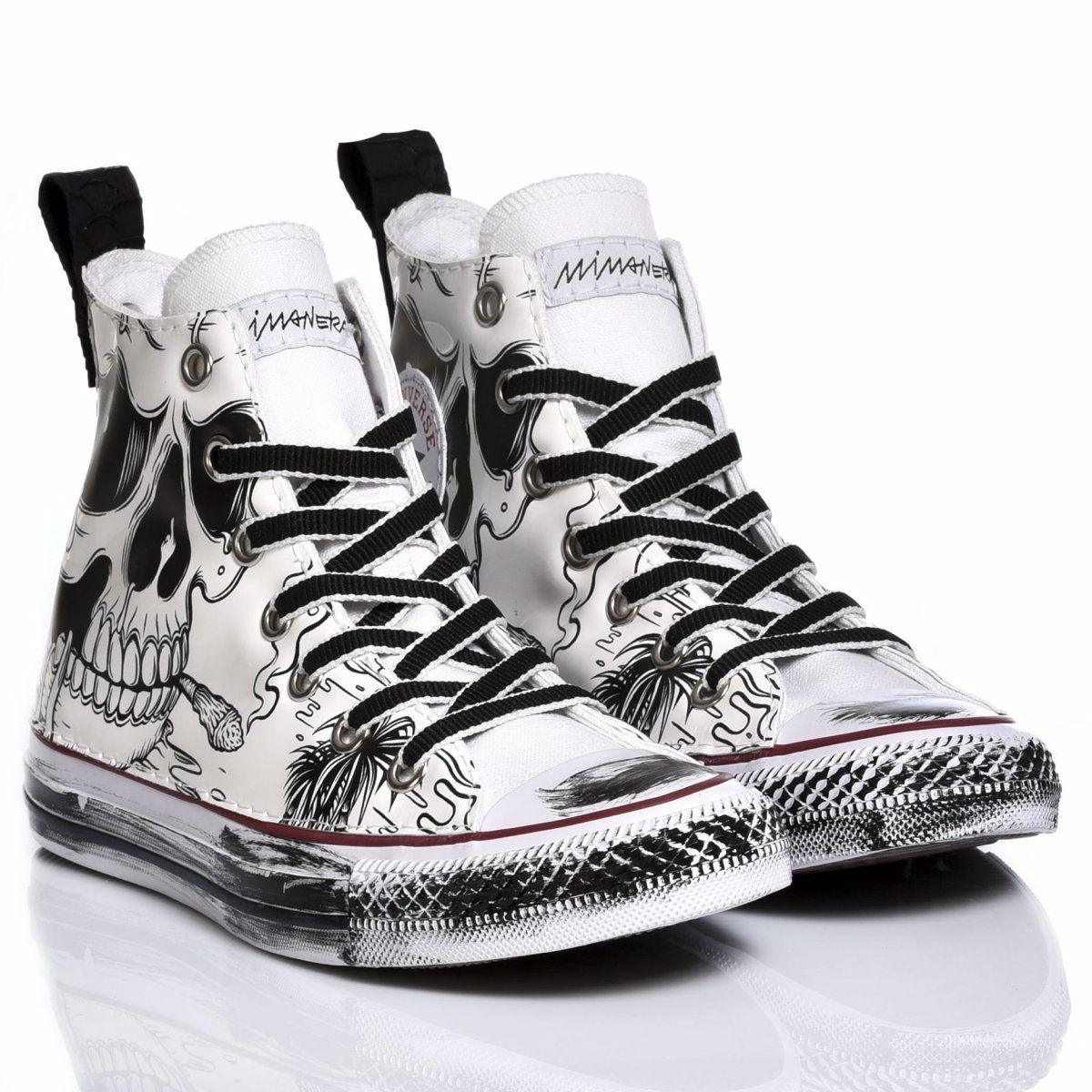 CONVERSE WHITE HI TOP SNEAKERS - DIVINE