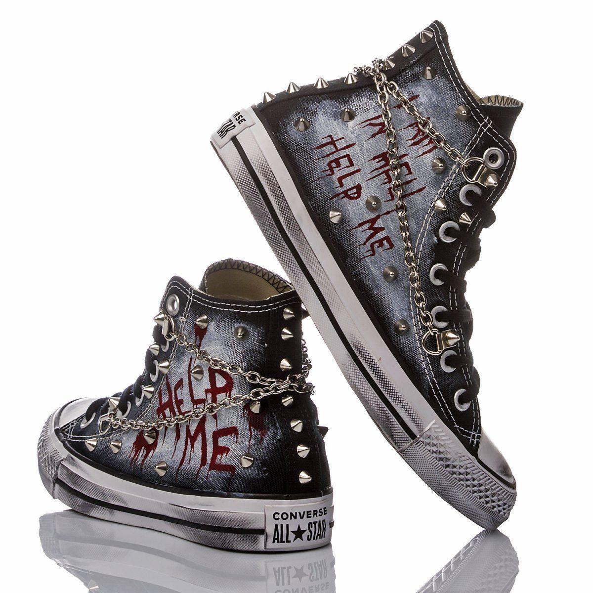 CONVERSE BLACK HI TOP SNEAKERS - DIVINE
