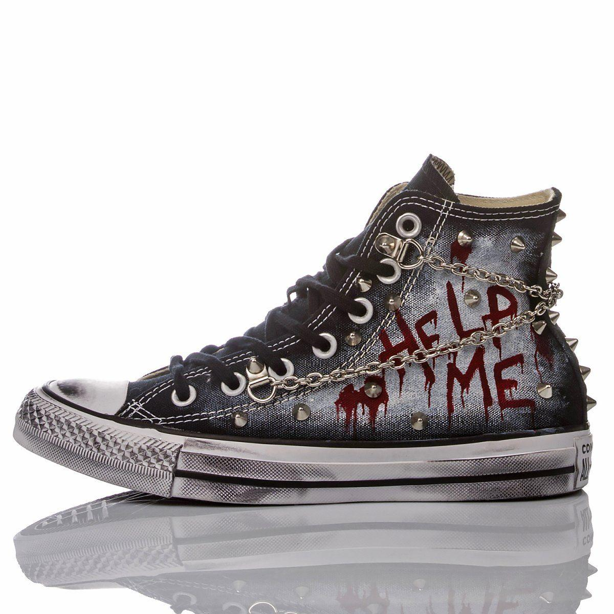 CONVERSE BLACK HI TOP SNEAKERS - DIVINE