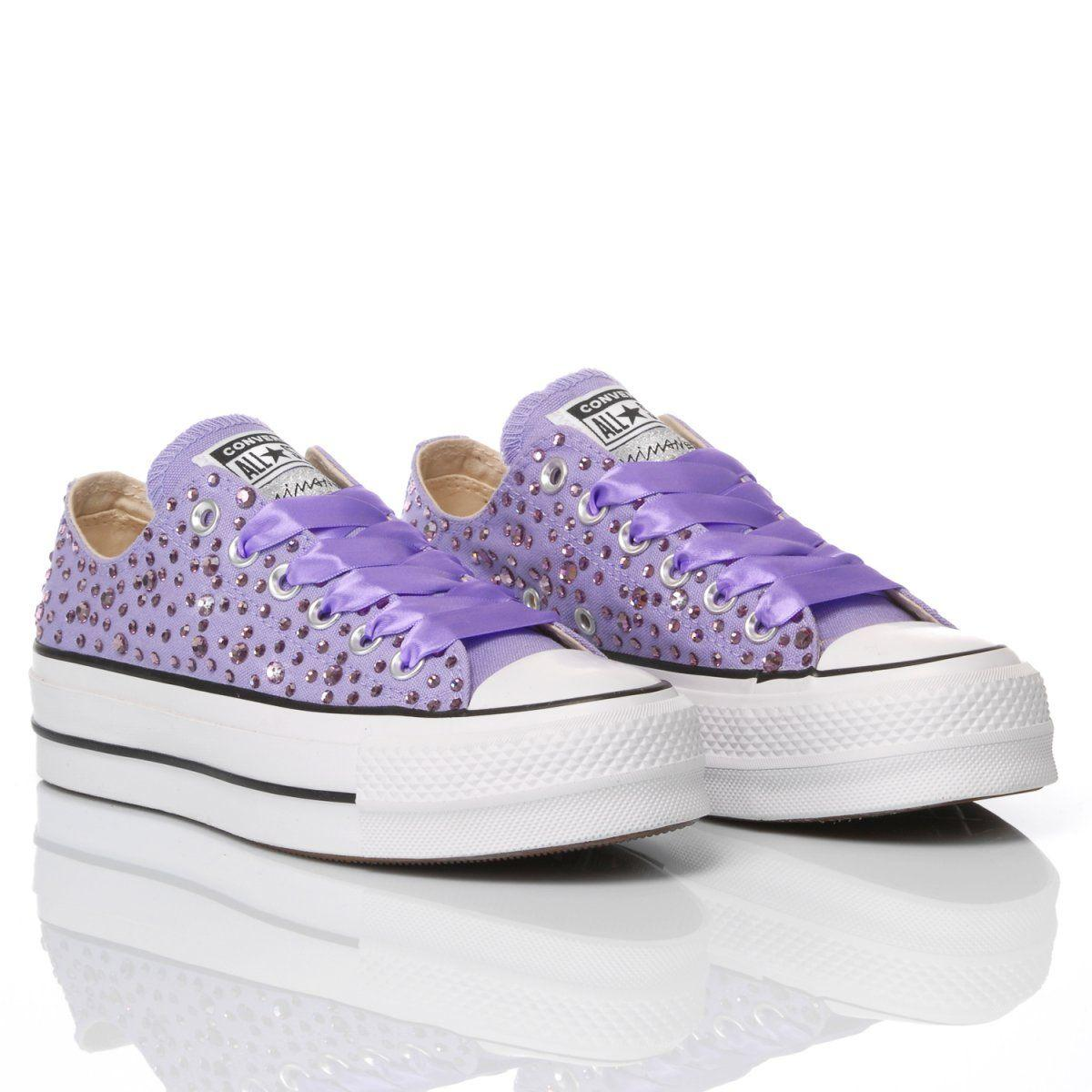 CONVERSE PURPLE SNEAKERS - DIVINE