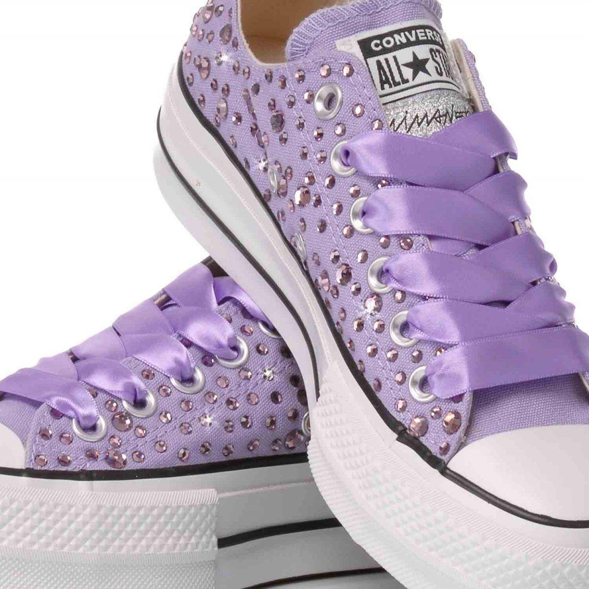 CONVERSE PURPLE SNEAKERS - DIVINE