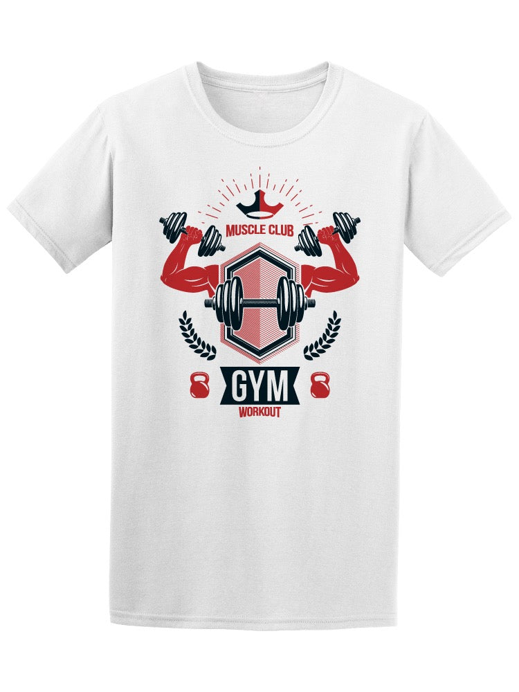 Muscle Club Gym Workout Tee Men's -Image by Shutterstock - DIVINE