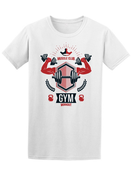 Muscle Club Gym Workout Tee Men's -Image by Shutterstock - DIVINE