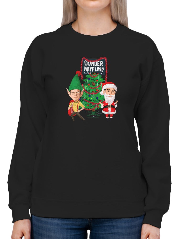 Dunder Mifflin Co. Christmas Hoodie The Office