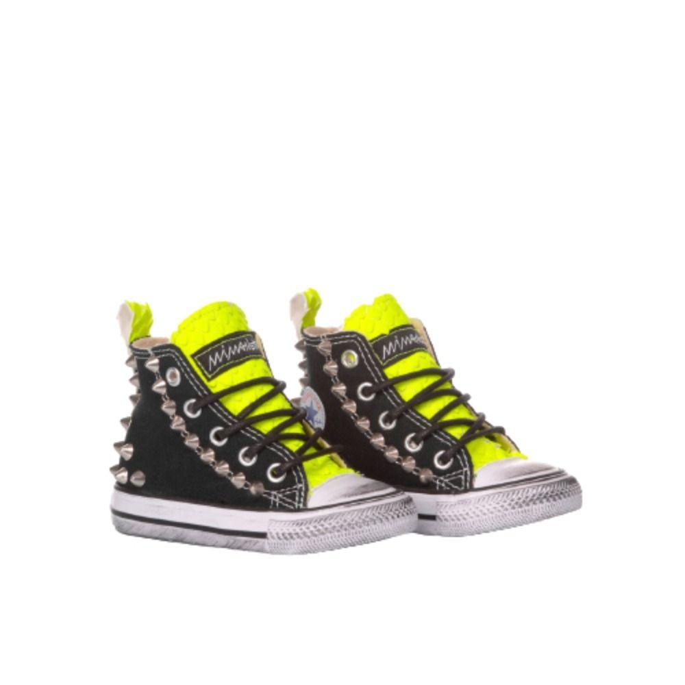 CONVERSE BLACK HI TOP SNEAKERS - DIVINE