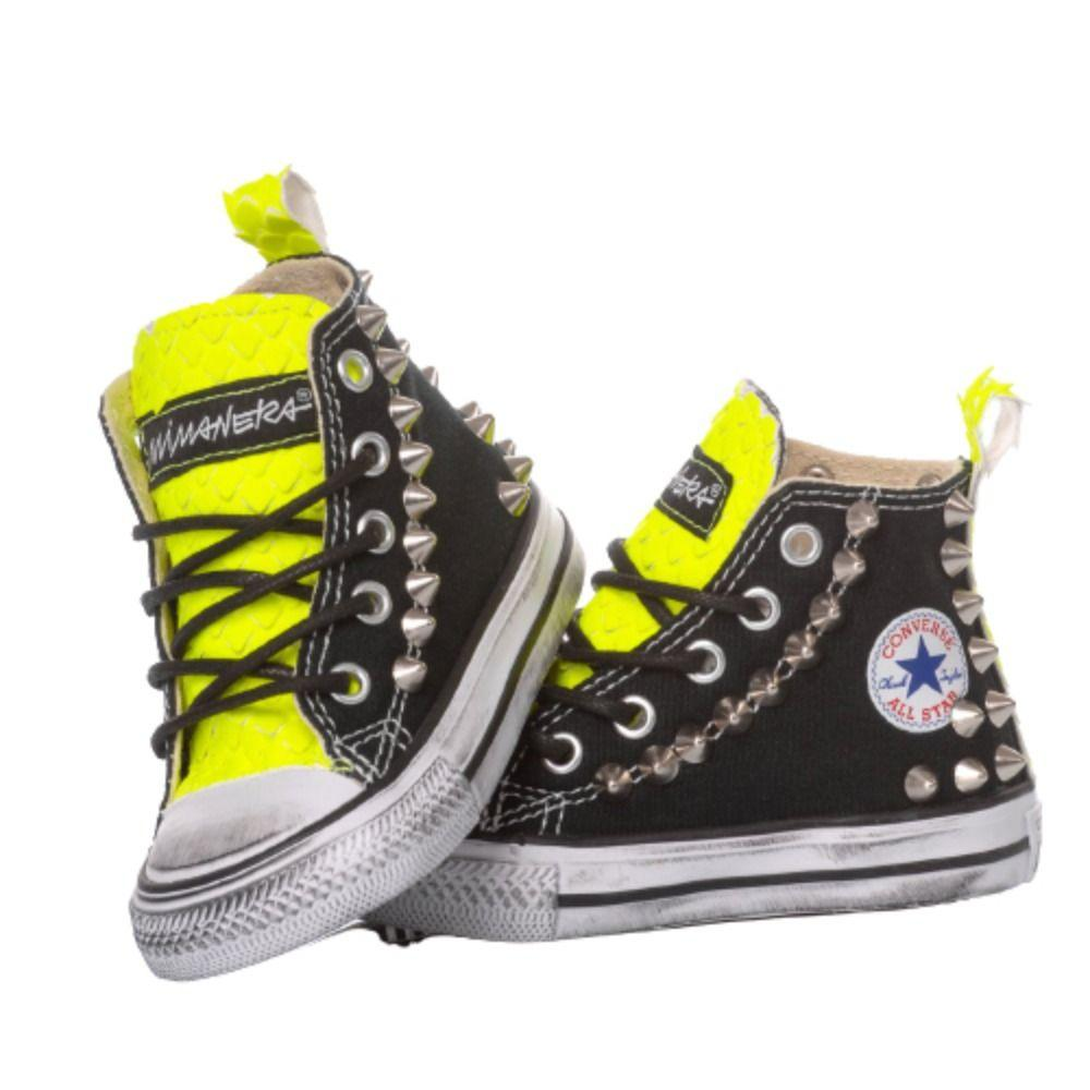 CONVERSE BLACK HI TOP SNEAKERS - DIVINE