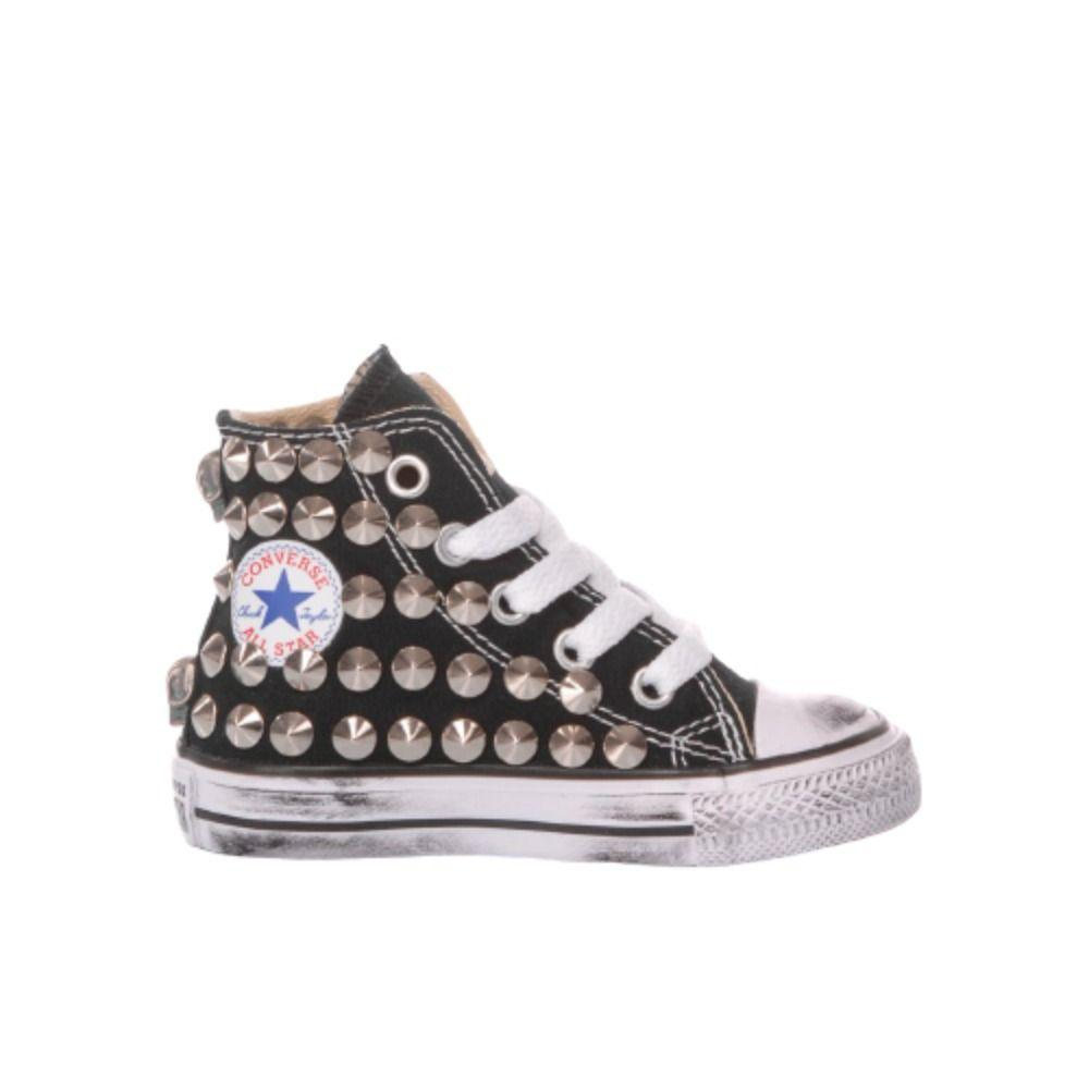 CONVERSE BLACK HI TOP SNEAKERS - DIVINE