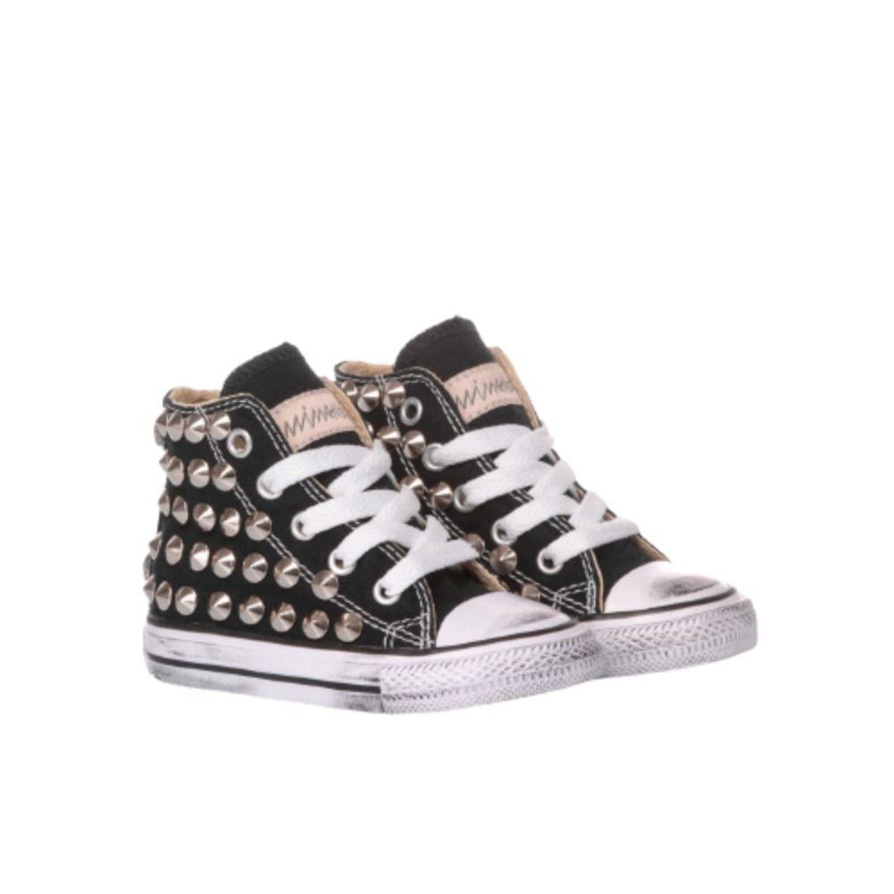 CONVERSE BLACK HI TOP SNEAKERS - DIVINE