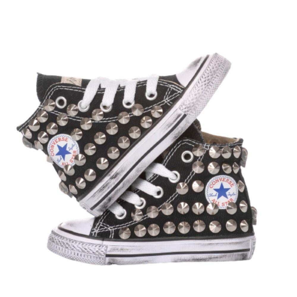 CONVERSE BLACK HI TOP SNEAKERS - DIVINE