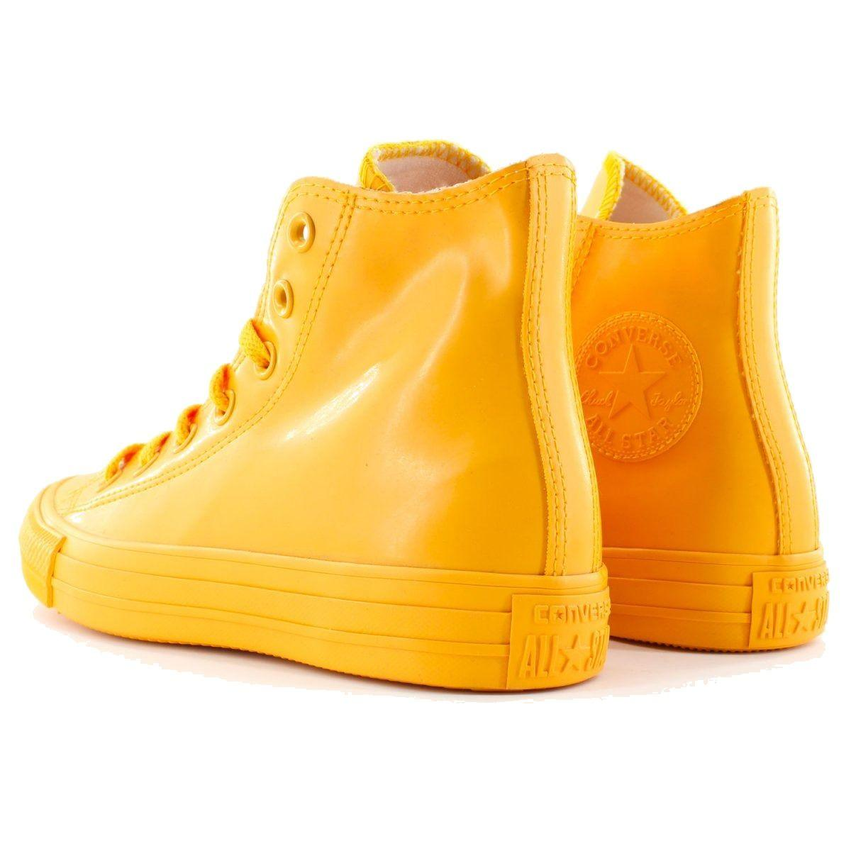 CONVERSE YELLOW HI TOP SNEAKERS - DIVINE