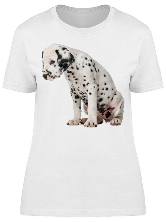 Dalmatian Puppy Looking  Tee Women's -Image by Shutterstock