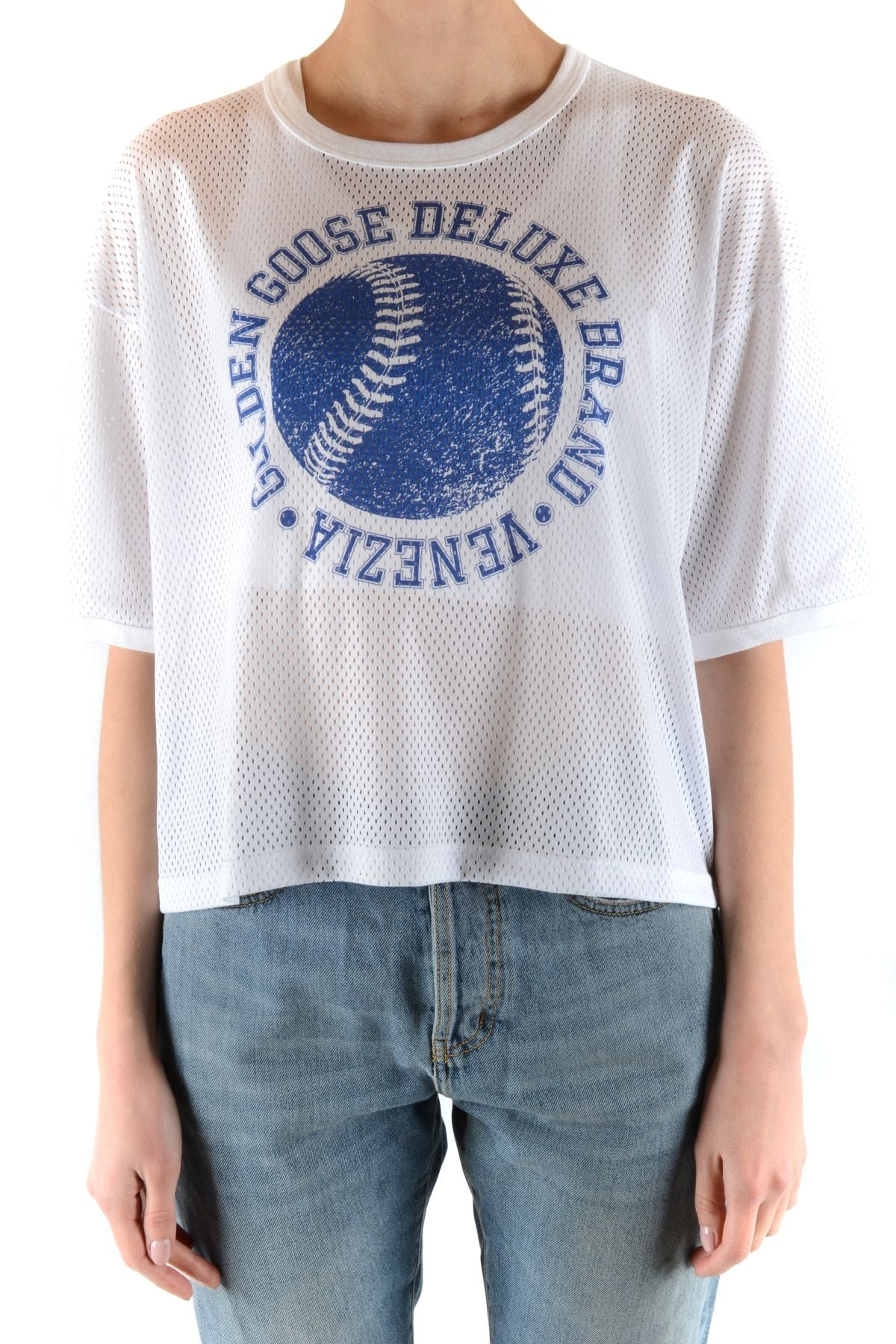 GOLDEN GOOSE WHITE T-SHIRT