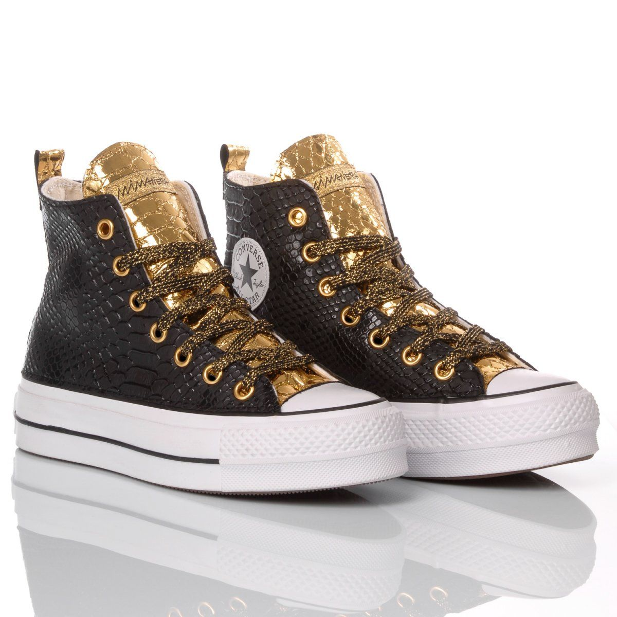 CONVERSE BLACK HI TOP SNEAKERS