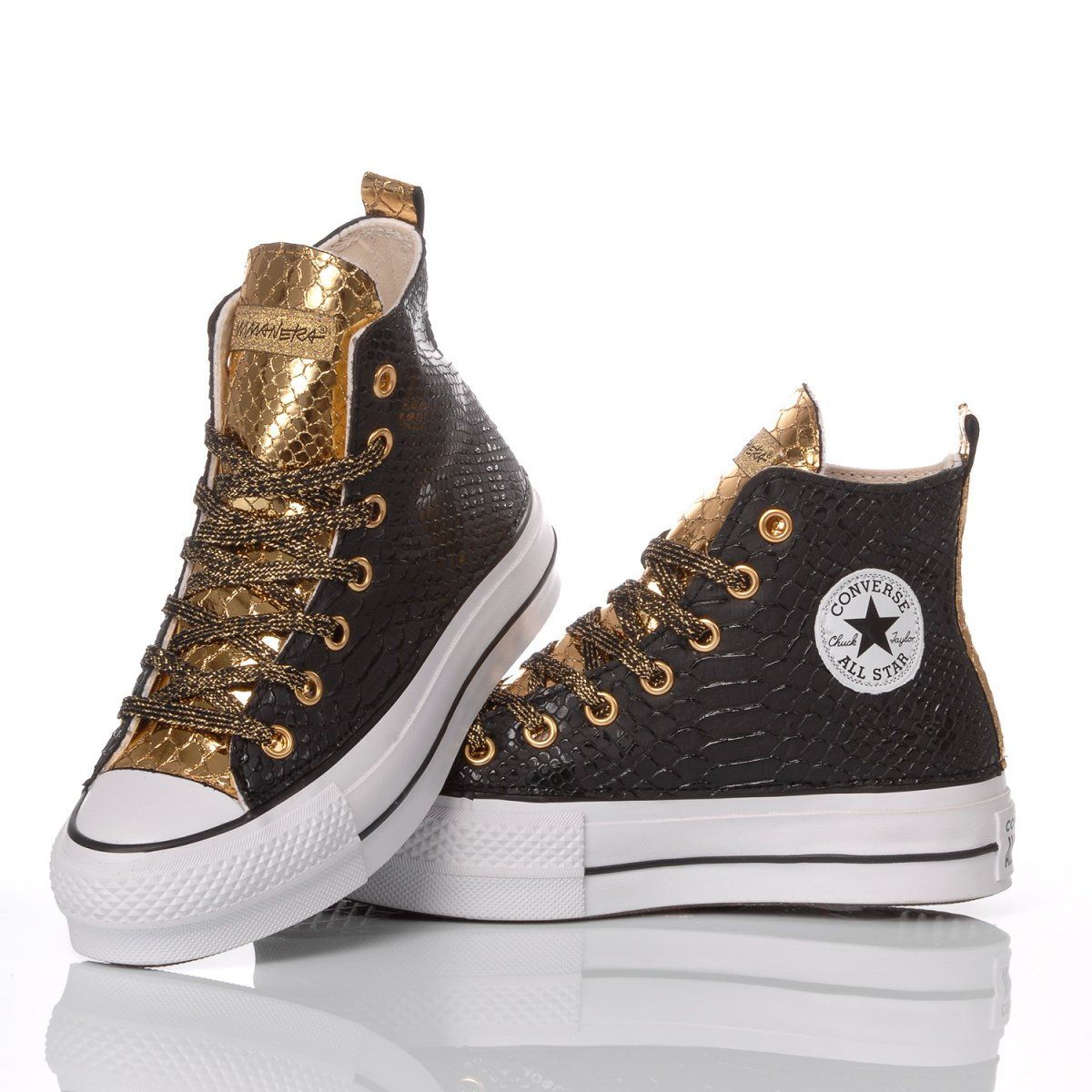 CONVERSE BLACK HI TOP SNEAKERS