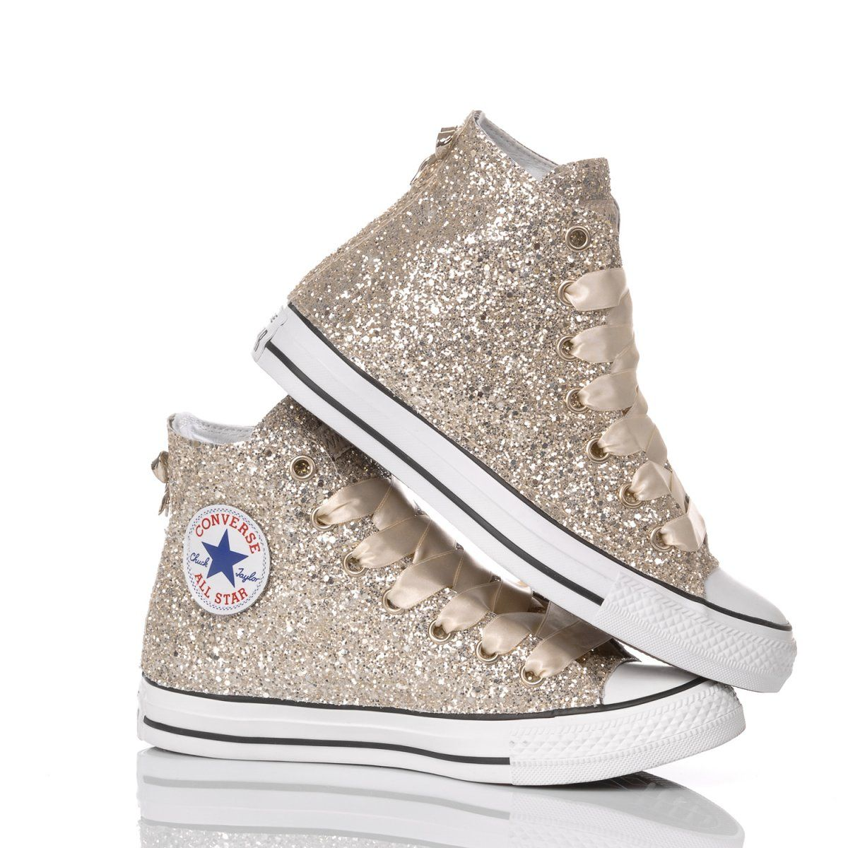 CONVERSE BEIGE HI TOP SNEAKERS