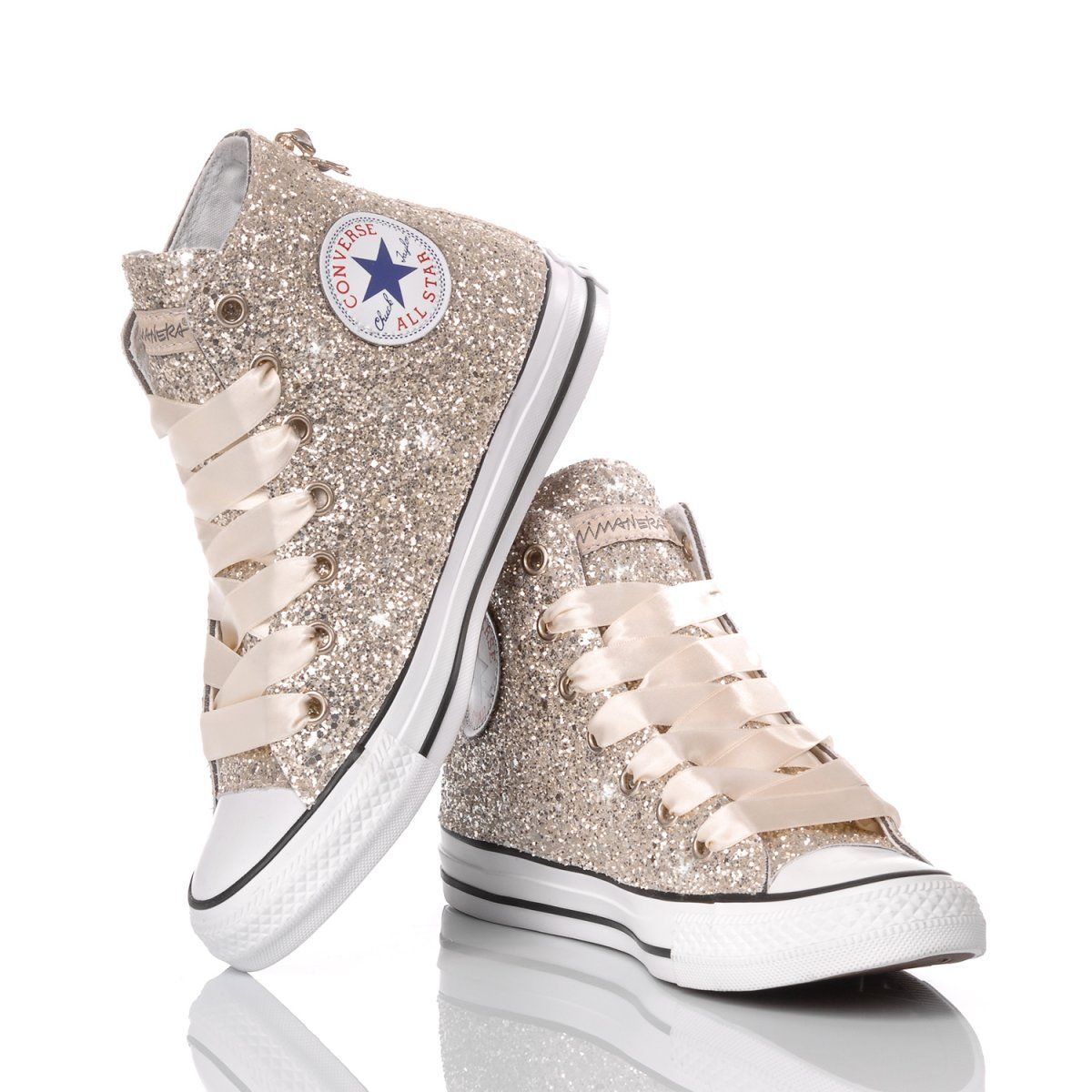 CONVERSE BEIGE HI TOP SNEAKERS