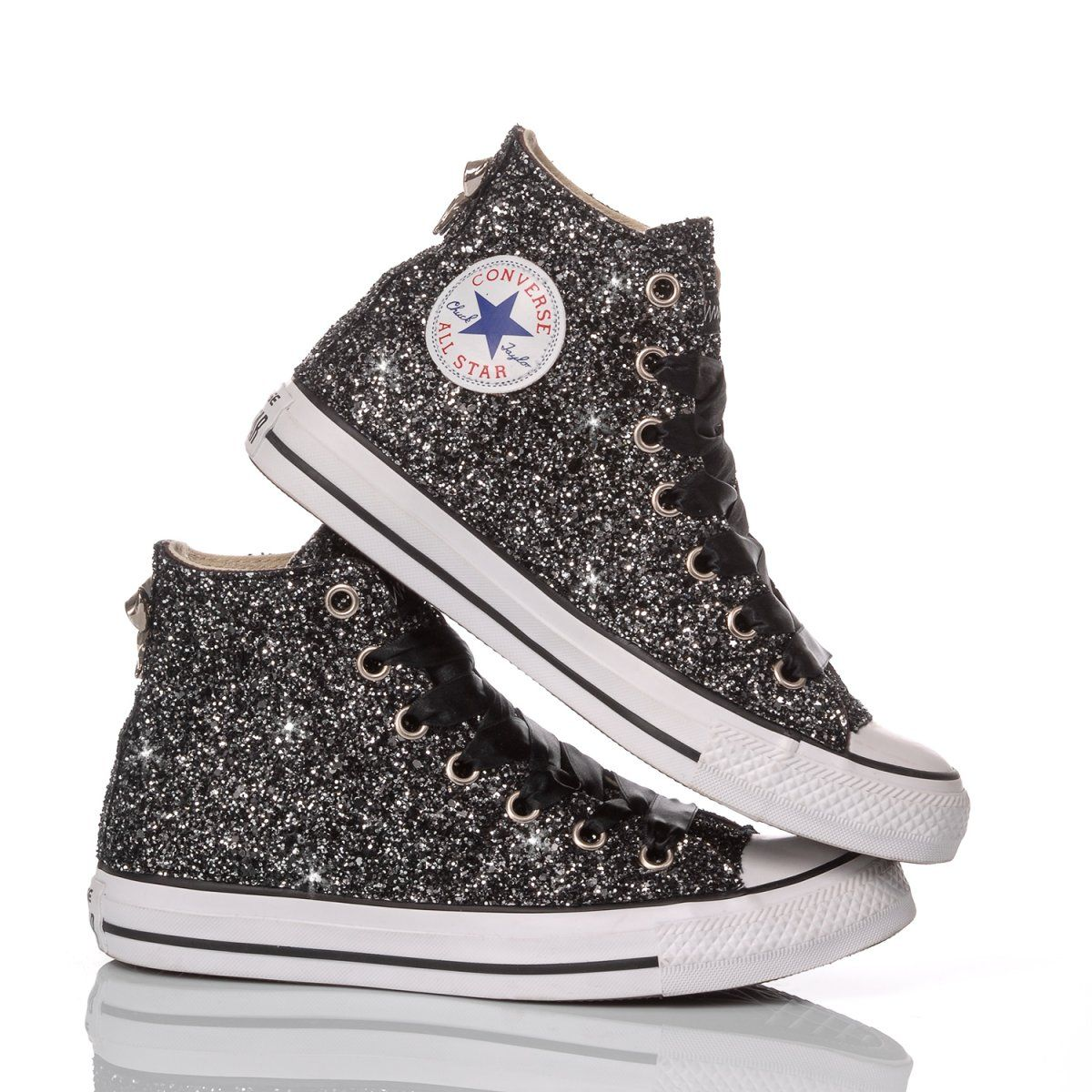 CONVERSE BLACK HI TOP SNEAKERS