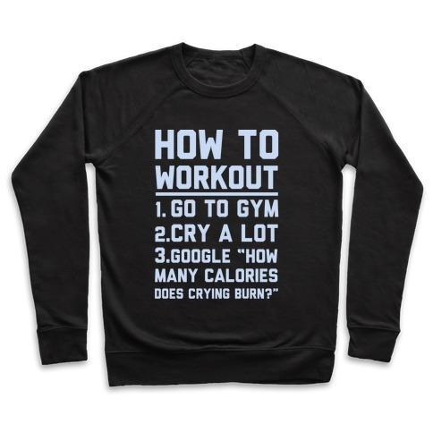 HOW TO WORKOUT CREWNECK SWEATSHIRT - DIVINE