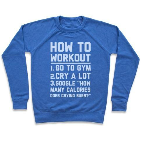 HOW TO WORKOUT CREWNECK SWEATSHIRT - DIVINE