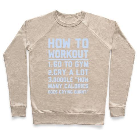 HOW TO WORKOUT CREWNECK SWEATSHIRT - DIVINE