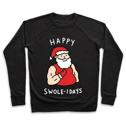 HAPPY SWOLE-IDAYS CHRISTMAS CREWNECK SWEATSHIRT