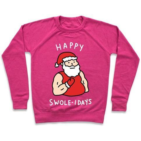 HAPPY SWOLE-IDAYS CHRISTMAS CREWNECK SWEATSHIRT