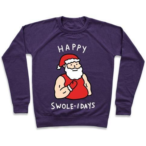 HAPPY SWOLE-IDAYS CHRISTMAS CREWNECK SWEATSHIRT