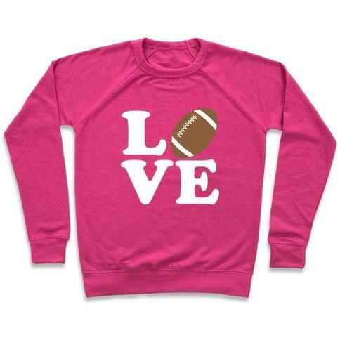 LOVE FOOTBALL CREWNECK SWEATSHIRT
