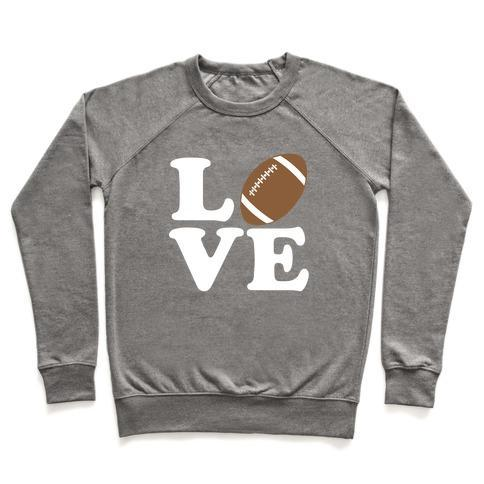 LOVE FOOTBALL CREWNECK SWEATSHIRT
