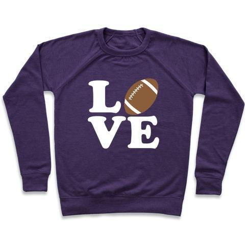 LOVE FOOTBALL CREWNECK SWEATSHIRT