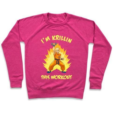 I'M KRILLIN THIS WORKOUT CREWNECK SWEATSHIRT - DIVINE