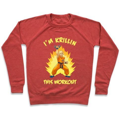 I'M KRILLIN THIS WORKOUT CREWNECK SWEATSHIRT - DIVINE