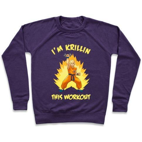I'M KRILLIN THIS WORKOUT CREWNECK SWEATSHIRT - DIVINE