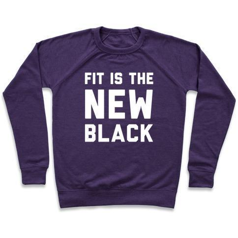 FIT IS THE NEW BLACK CREWNECK SWEATSHIRT