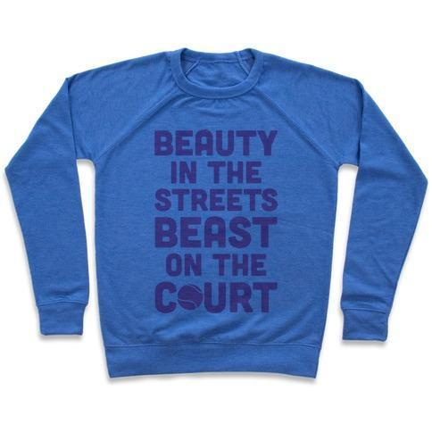 BEAUTY IN THE STREETS BEAST ON THE COURT CREWNECK SWEATSHIRT