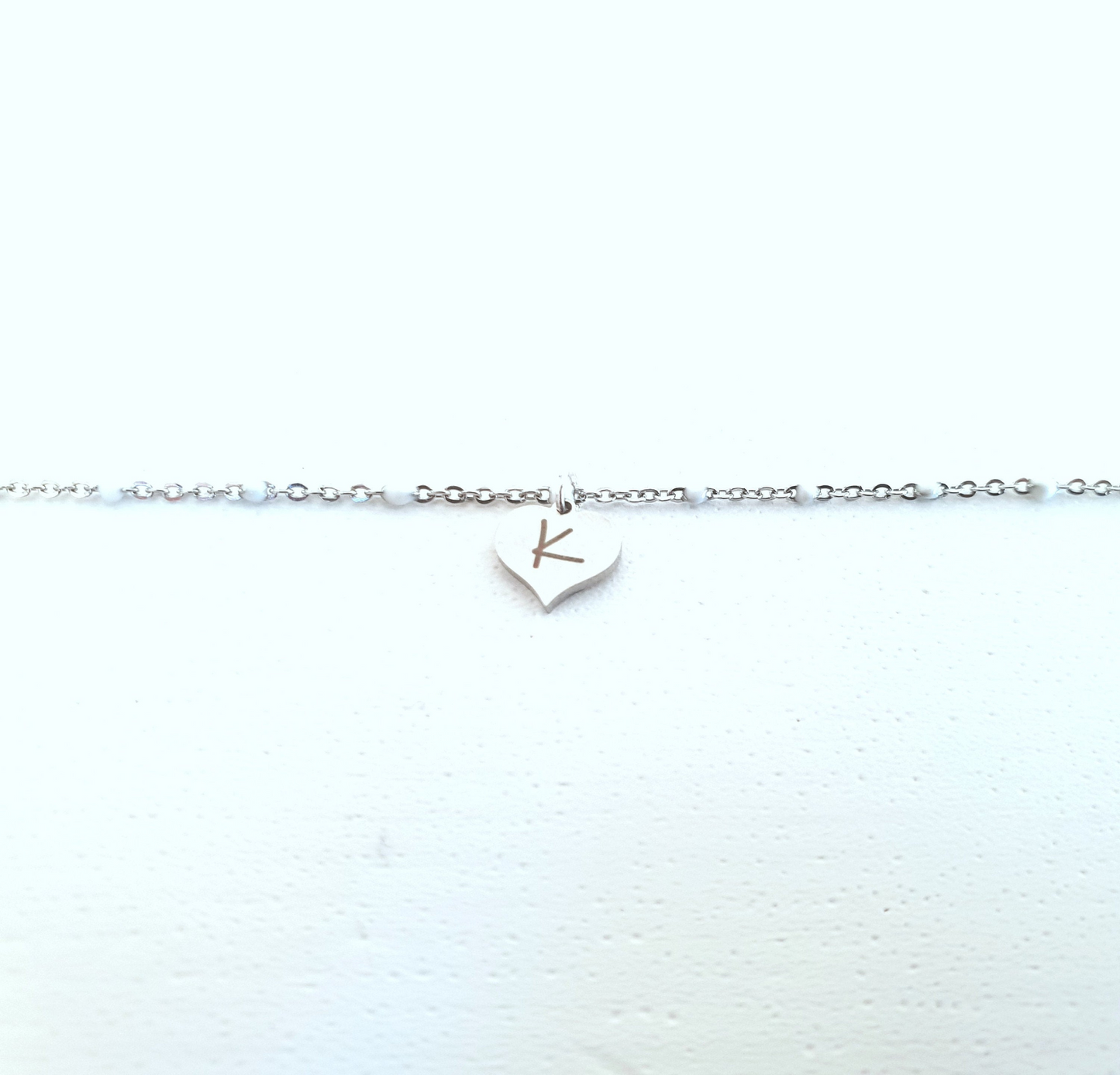 ANNE - Initial Heart Bracelet